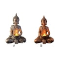 thumbnail image 2 of Ruiboury Buddha Figure Simple Style Desk Ornaments Candleholder Statue Crafts, 2 of 6