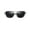Black, variant on Womens Cat Eye Mirror Flat Lens Black Frame Fashion Sunglasses