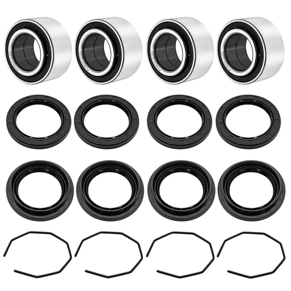 M MATI Front Rear Wheel Hub Bearings Seals Kit for Arctic Cat 250 300 400 500