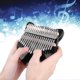 thumbnail image 1 of Kalimba Thumb Piano 17 teclas, piano de dedo portátil con estuche y caja de regalo de martillo sintonizador para ni?os y adultos principiantes(Negro) Unbranded 1311200015912, 1 of 7