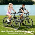 thumbnail image 2 of 1200W Adult Electric Mountain Bike, 48V 10A Removable Battery-65 Miles, 26" Professional Shock Absorbing Tires,30MPH Off-Road Motorcycle,7 Speed Ebike,UL2849,Free lock, 2 of 13