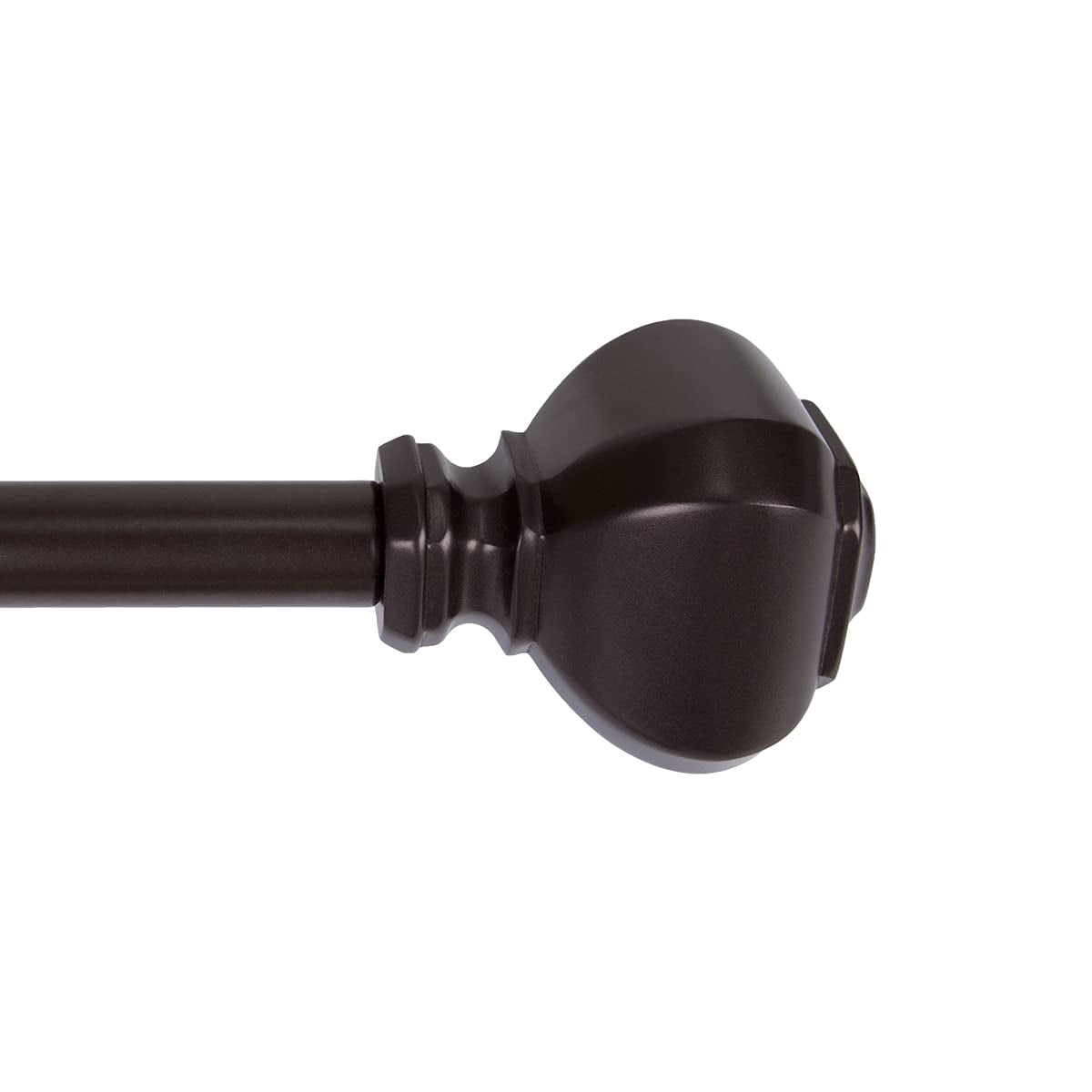 UTOPIA ALLEY Wall Mounted 3/4 Inch Curtain Rod - Curtain Rods For Windows 86 to 120 Inch, Adjustable Drapery Rods, Oil rubbed bronze Bedroom Curtain Rods, Tapestry Poles (Oil rubbed bronze 86"-120")