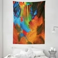 thumbnail image 1 of Colorful Tapestry, Watercolor Style Brush Strokes Composition Abstract Arrangement Modern Art Design, Wall Hanging for Bedroom Living Room Dorm Decor, 60"W X 80"L, Multicolor, by Ambesonne, 1 of 2