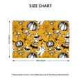 thumbnail image 2 of Placemats Set of 4 / 6, pumpkins halloween hat Placemats for Dining Table Indoor/Outdoors Heat Resistant Washable Placemats 18" x 12", 2 of 8