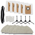 thumbnail image 1 of Para el Robot Aspirador T20, Cepillos Laterales Principales, Filtros HEPA, Almohadillas para Fregona, Bolsas para Polvo, Accesorios, 1 of 2