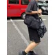 thumbnail image 3 of Bolsos de mensajero informales con múltiples bolsillos para mujer, bolso de hombro de nailon a la moda, bolsos grandes para mujer, bolso de compras de viaje, 3 of 5
