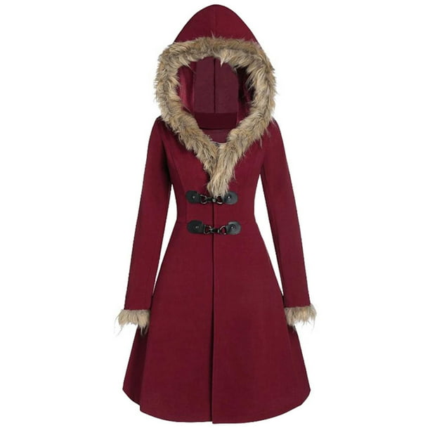 Moda mujer cárdigan sólido botón otoño abrigo con capucha blusa delgada prendas de vestir Pompotops qwe18951