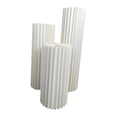 thumbnail image 4 of Soportes cilíndricos con pedestal, pilares de exhibición, mesas redondas con elevador, papel romano 3 piezas de 60 80 y 100 cm, 4 of 9