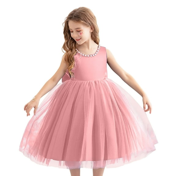 Elegant Girls Dresses for and Daily Wear Comfortable Performance Flower Girl Outfits Girls Maxi Dress Casual Holiday Party Dress