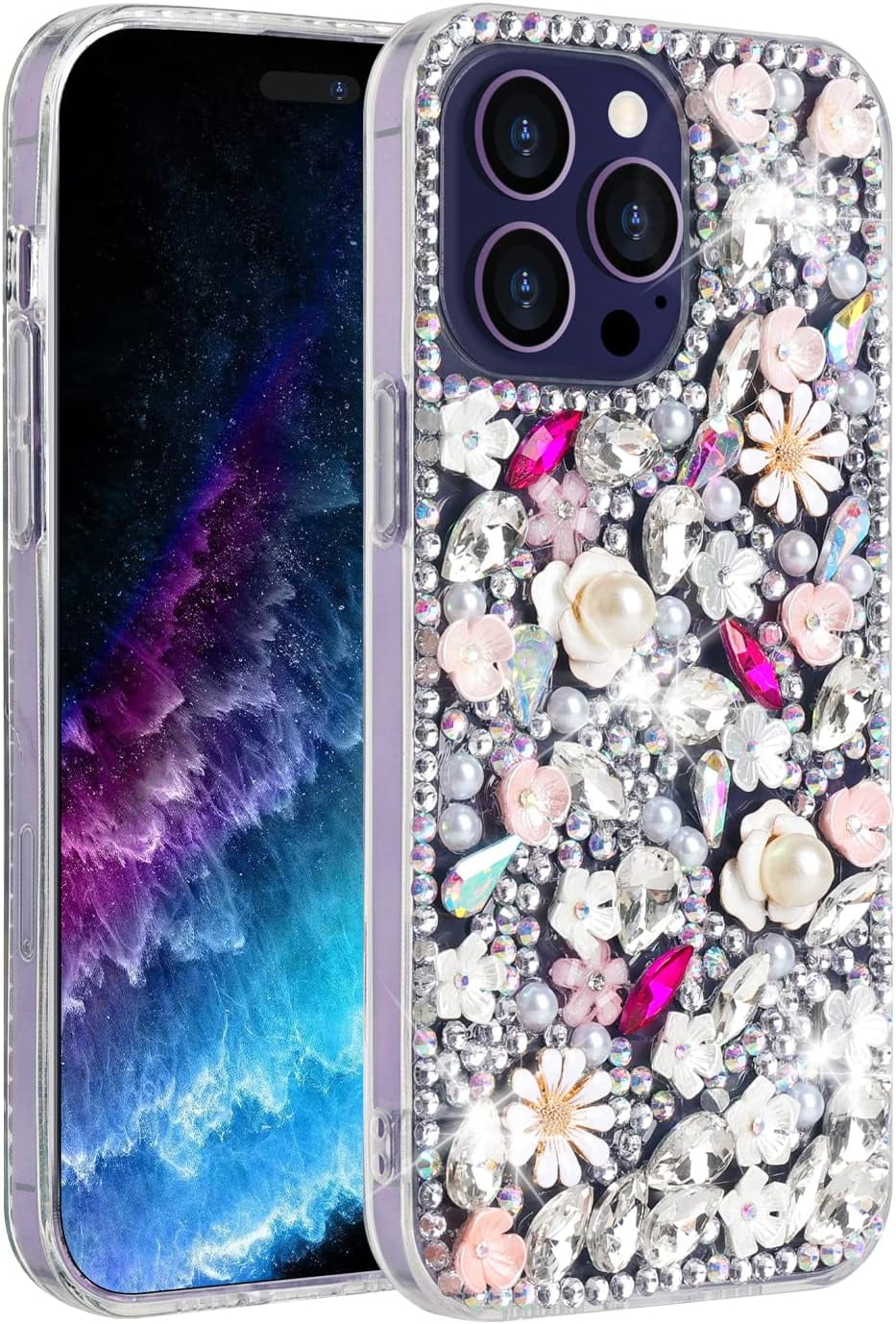 Coque IPhone 11 Papillon Glitter – Housse Silicone Transparente Anti-rayures | Design Mignon Fille, Protection Renforcée | Modèle 6,1 Pouces - 8