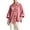 Pink, variant on Women's Velvet Jacket Lapel Oversized Coat With Big Decorative Gold Buttons Lantern Long Sleeve Casual Coat Outerwear Beige S
