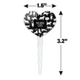 thumbnail image 6 of Because Cats Funny Kitties Lounging Around Heart Love Cupcake Picks Toppers Decoration Set of 6, 6 of 6