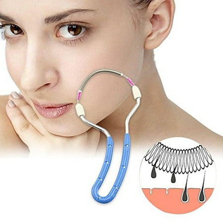 Spring Facial Hair Remover - The Original Hair Removal Spring Removes Hair from Upper Lip, Chin, Cheeks and (Best Way To Remove Cheek Hair)