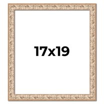 17x19 Frame White Real Wood Picture Frame Width 1.5 inches | Interior Frame Depth 0.5 inches |