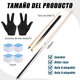 thumbnail image 2 of 2pcs Tacos de Billar, Taco de Billar Profesional, Desarmable Palos de Billiard Snooker Profesional, con 2 Guante 4 Tiza, para Principiantes Ejercicios de Entretenimiento.(145 cm), 2 of 7