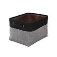 thumbnail image 7 of Foldable Fabric Storage Bin - Large-Capacity Organizer for Clothes/Toys/Gifts, Soft Collapsible Storage Basket for Home Use, Durable Washable Fabric with Reinforced Handles, 15*11*9in, Gray, 7 of 7