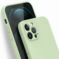 thumbnail image 2 of PANDACO Soft Shell Matte Mint Blue Case for iPhone 13 Pro Max, 2 of 3