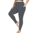 thumbnail image 2 of CCRFTGI PLus size womens leggings Butt Lifting High Waist Booty Scrunch Gym Yoga Pants Impact Sports Textured Tights Athletic Outdoor Tummy Control Crz Yoga Leggings Dark Gray 3XL, 2 of 3