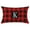 K, variant on SDJMa Farmhouse Red and Black Buffalo Check Plaid Pillow Cover Home Decor Square Letter Monogram Throw Cushion Case for Car Couch Sofa 12 x 20 Inch Linen Pillowcase