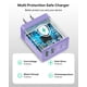thumbnail image 4 of Cargador de pared USB C Aiminu, 40 W, 4 puertos PD Power Delivery, paquete de 2, 4 of 7