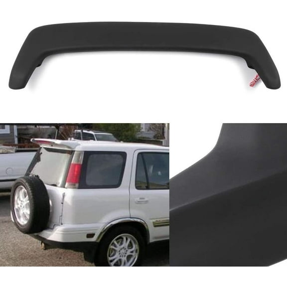 CCIYU Black ABS Rear Roof Spoiler Wing for 1997 1998 1999 2000 2001 for Honda CR-V Trunk Spoiler Wing Brake Light