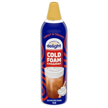 International Delight Sweet & Creamy Cold Foam Coffee Creamer, 14 oz Can