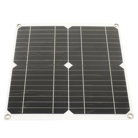 

Solar Panel Monocrystalline Silicon Waterproof High Performance for RV Car Boat Trailer 20W 18V 30A