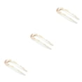 thumbnail image 4 of Wisewang Pinces à Cheveux Multicolores Simplicité Accessoires de Cheveux Support DIY Mode Rétro Bijou Cadeau Couvre-Chef en Forme de U Rose Kaki 3Ensemble, 4 of 6