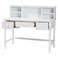 thumbnail image 4 of Baxton Studio Archwood Modern Desk, 47-inch Wide, White, 4 of 11