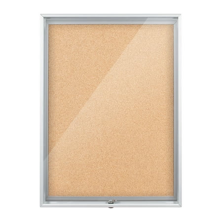 Best-Rite Enclosed Bulletin Board - 1.5'x2' - Natural