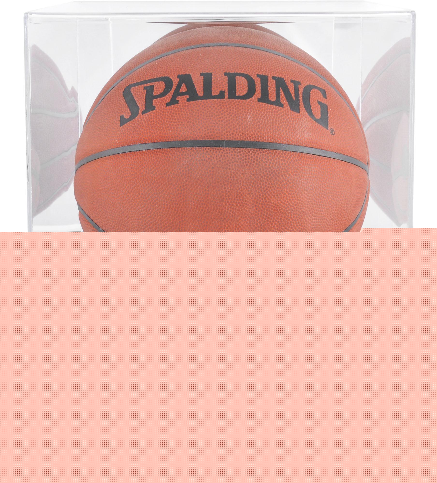 Oregon Ducks Mahogany Antique Finish Basketball Display Case with Mirror Back