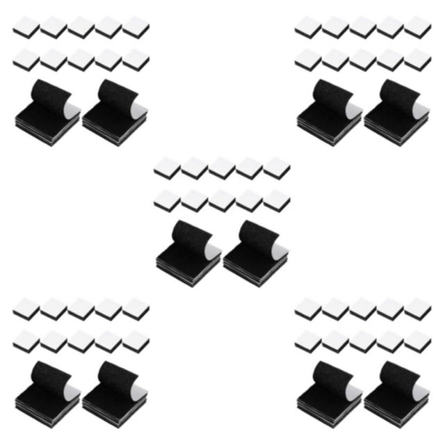 Ruiboury 12pieces Fastener Tape For Sofa Fixing Easy To And Remove Sticky Pads Heavy Duty Sofa Fixing Tape 5Set