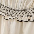 thumbnail image 5 of Vestido midi plisado beige a la moda para mujer, sin espalda, con tirantes finos, estilo vintage, sin tirantes, elegante para mujer, 5 of 5