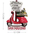 thumbnail image 3 of Imán para nevera San Marino Scooter 3D, resina, recuerdo, 3 of 3
