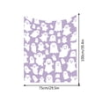 thumbnail image 3 of Halloween Ghost Blanket,29.5x39.4 Inch Cute Soft Throw Blankets Gift for Women Men,Faux Flannel Blanket for Sofa Lounge,Office Nap Break,Purple, 3 of 9