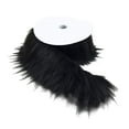 thumbnail image 1 of Bearachild Shaggy Fabric Cut Handcrafts for Carpet Decor Craft Sofa Tela de costura y artesanía negro, 1 of 1