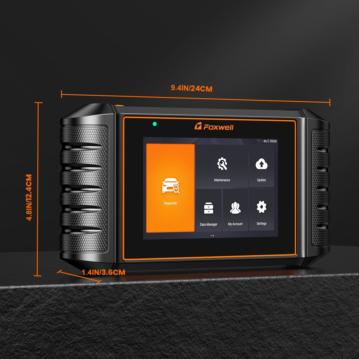 FOXWELL GT30 BT Bidirectional Scan Tool OBD2 Scanner ABS SRS Transmission Engine, Car Diagnostic Tool with 9 Resets Free WIFI Update