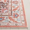 thumbnail image 6 of SAFAVIEH Tucson Luvina Oriental Machine Washable Area Rug, Rust/Ivory, 9' x 12', 6 of 13