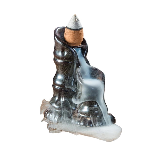 Incienso De Reflujo, Decoración Del Hogar, Soporte De Cono De Incienso De Reflujo De Cerámica Para Dormitorio, Yoga, Sauna Eigraketly HA043512-01