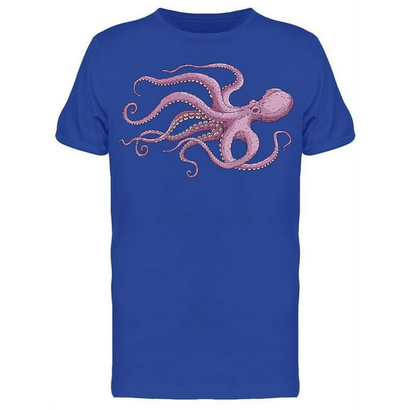 Octopus With Long Tentacles T-Shirt Men -Image by Shutterstock, Male 3X-Large