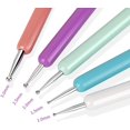 thumbnail image 3 of 5 Pcs Pattern Tracing Stylus, Ball Embossing Stylus for Transfer Paper, Tracing Tools for Drawing, Embossing Tools for Paper, Art Dotting Tools for Nail Art, Ball Tip Clay Tools Sculpting Stylus, 3 of 7