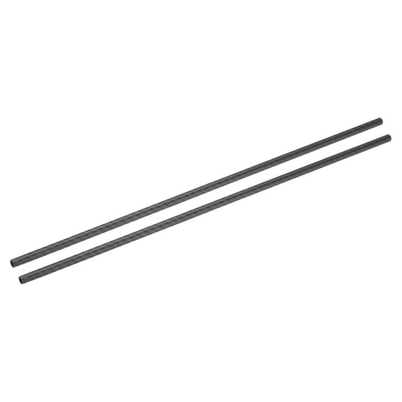 2Pcs Carbon Fiber Tubes 6 x 8 x 420mm Matte Surface Rod 3K Roll Wrapped Carbon Round Tubing for RC Airplane