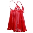 thumbnail image 1 of FhsagQ Ensemble de Lingerie pour Femmes Transparent Lingerie en Dentelle pour Femmes sous-Vêtements Corset Imprimé Tenue de Nuit Pyjama Robe Ensembles de Lingerie pour Femmes Grande Taille Ensembles de Lingerie Rouges pour Femmes Jupe Rouge XXXXXL, 1 of 4