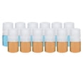 thumbnail image 1 of Unique Bargains 12 Pcs Bouteilles de Réactif 10ml, Bouteilles Rondes à Large Ouverture en PP avec Bouchon à Vis Blanc, 1 of 6
