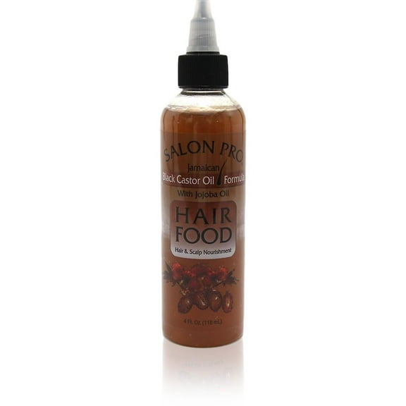 Salon Pro Black Castor Oil Formula with Jojoba Oil Hair Food, 4 Oz, Pack of 12