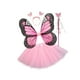 thumbnail image 5 of Conjunto de disfraz de hada para niñas, decoración de ropa, alas de mariposa para Halloween y carnaval. Falda Lisa, 5 of 9