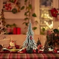 thumbnail image 4 of ¡Precios Insuperables!, Pequeño árbol de Navidad con rociador de nieve, decoración de mesa para el hogar, simula un árbol pequeño, decoración de ventana para fiestas navideñas Akmoler, 4 of 9