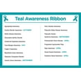 thumbnail image 5 of Bulk Rape Awareness Teal Silicone Bracelets (100 Bracelets), 5 of 5