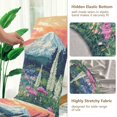 thumbnail image 5 of Yayeee 4 Pack Dining Chair Covers Stretch Parson Chairs Slipcovers Seat Protector, Floral Mountain, 5 of 6
