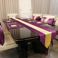 thumbnail image 3 of NIBOLOG Fine Workmanship Place Mat Anti-scratch Polyester Gold Rhinestones Flannel Table Runner for Home, 3 of 8